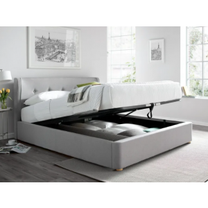 Rill Queen Size Upholstered Bed With Hydraulic Storage