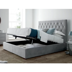 Pairre King Size Upholstered with Hydraulic Storage
