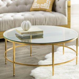 Craz Coffee Table in Gold Finish