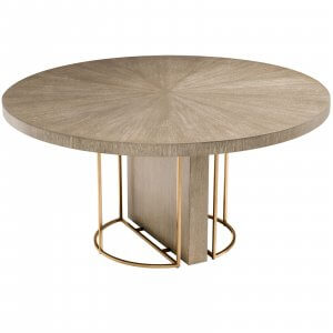 Delicate 4 Seater Dining Table With Golden Base